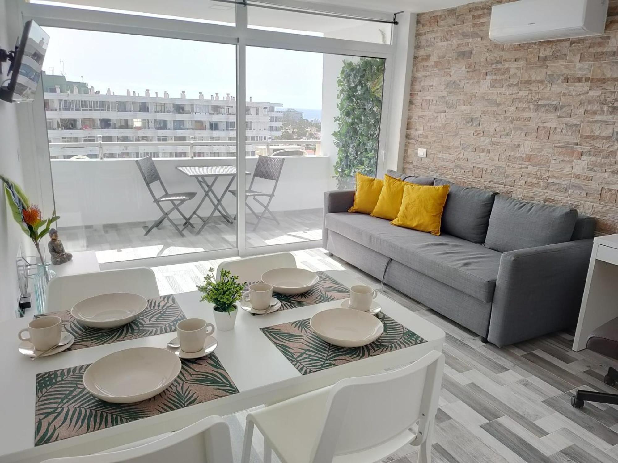 Blue Sky, Apartamento Vista Oceano Playa del Inglés Zewnętrze zdjęcie